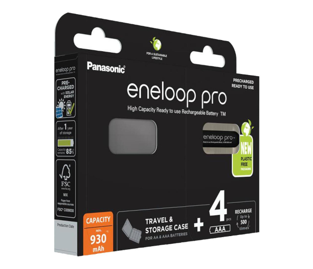 Panasonic ENELOOP PRO AAA 930mAh 4 szt + box - 1068281 - zdjęcie
